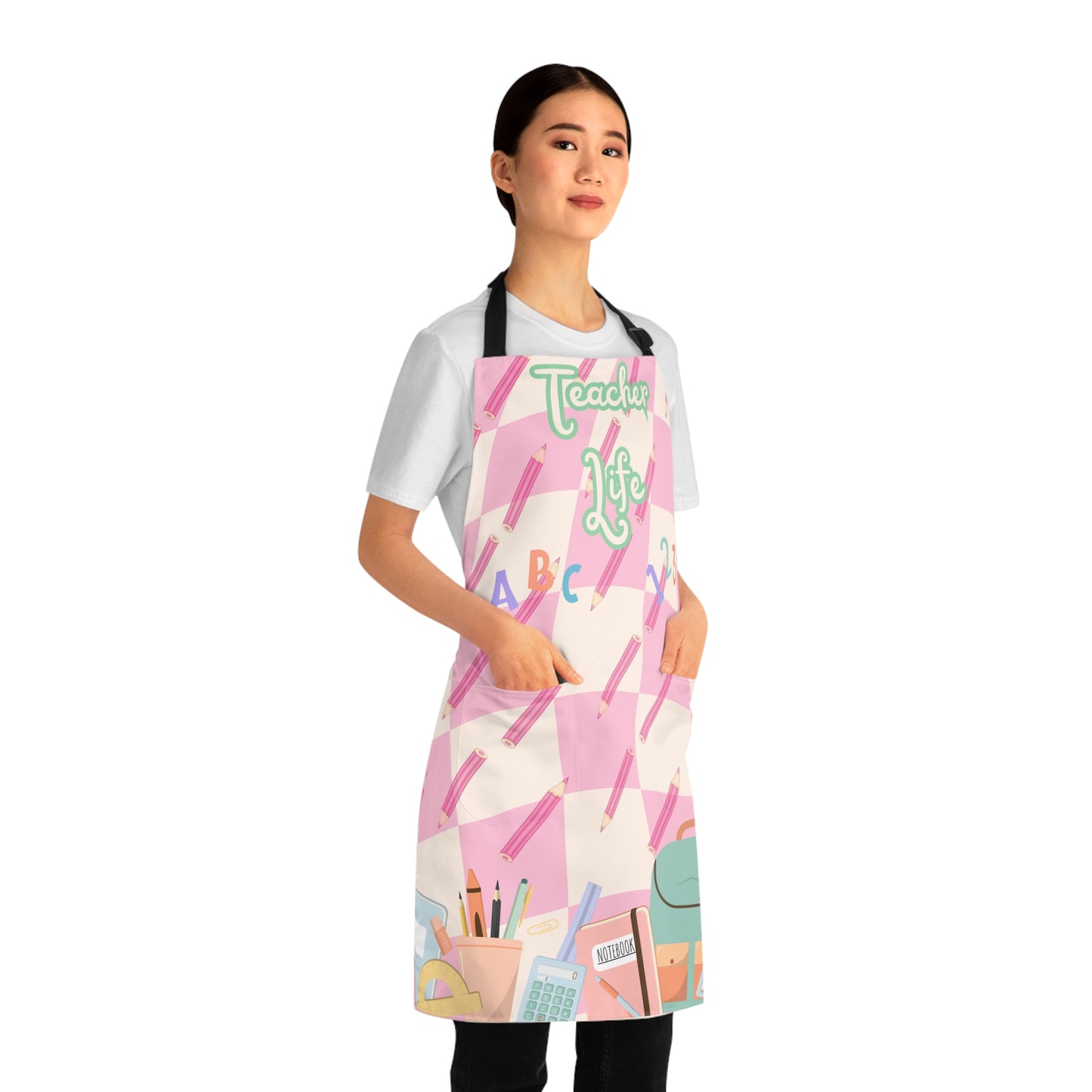 Teacher Life Retro Apron: Where Whimsy Meets Wisdom!