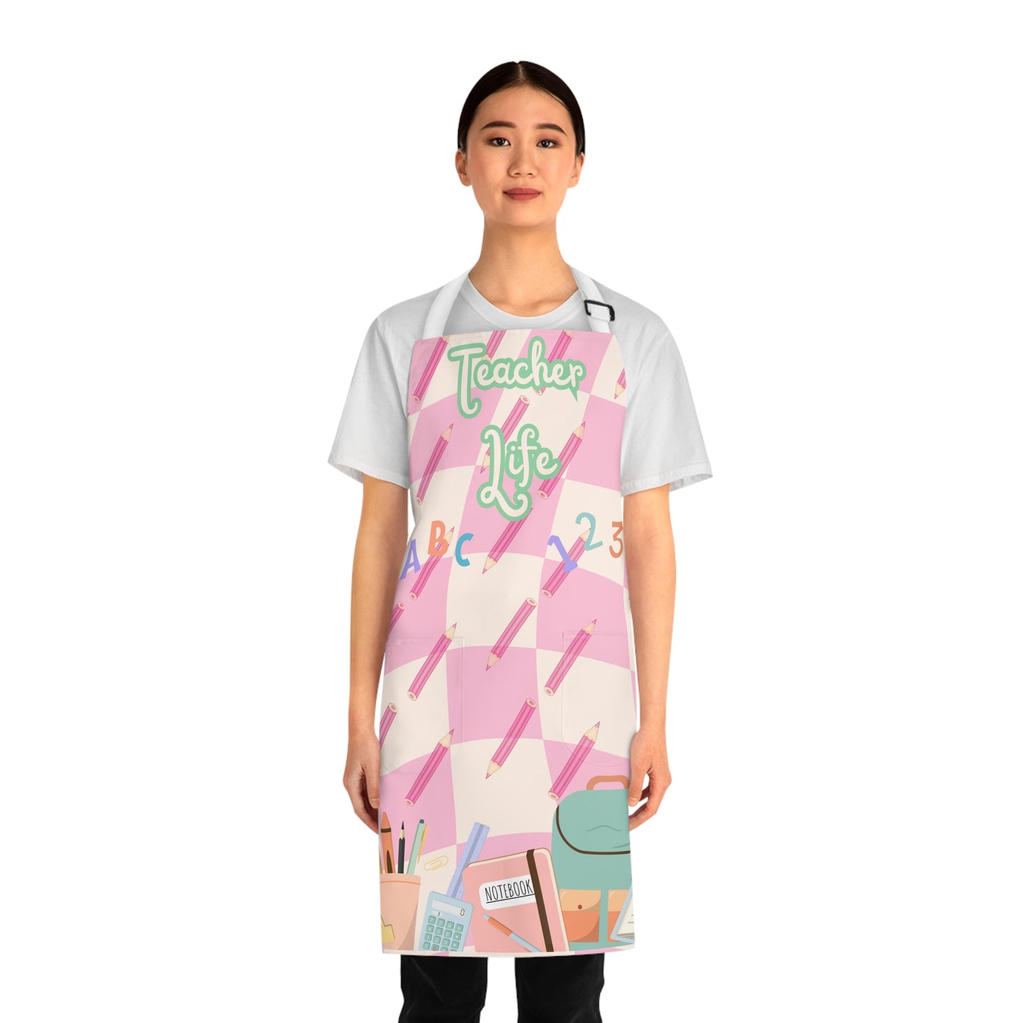 Teacher Life Retro Apron: Where Whimsy Meets Wisdom!