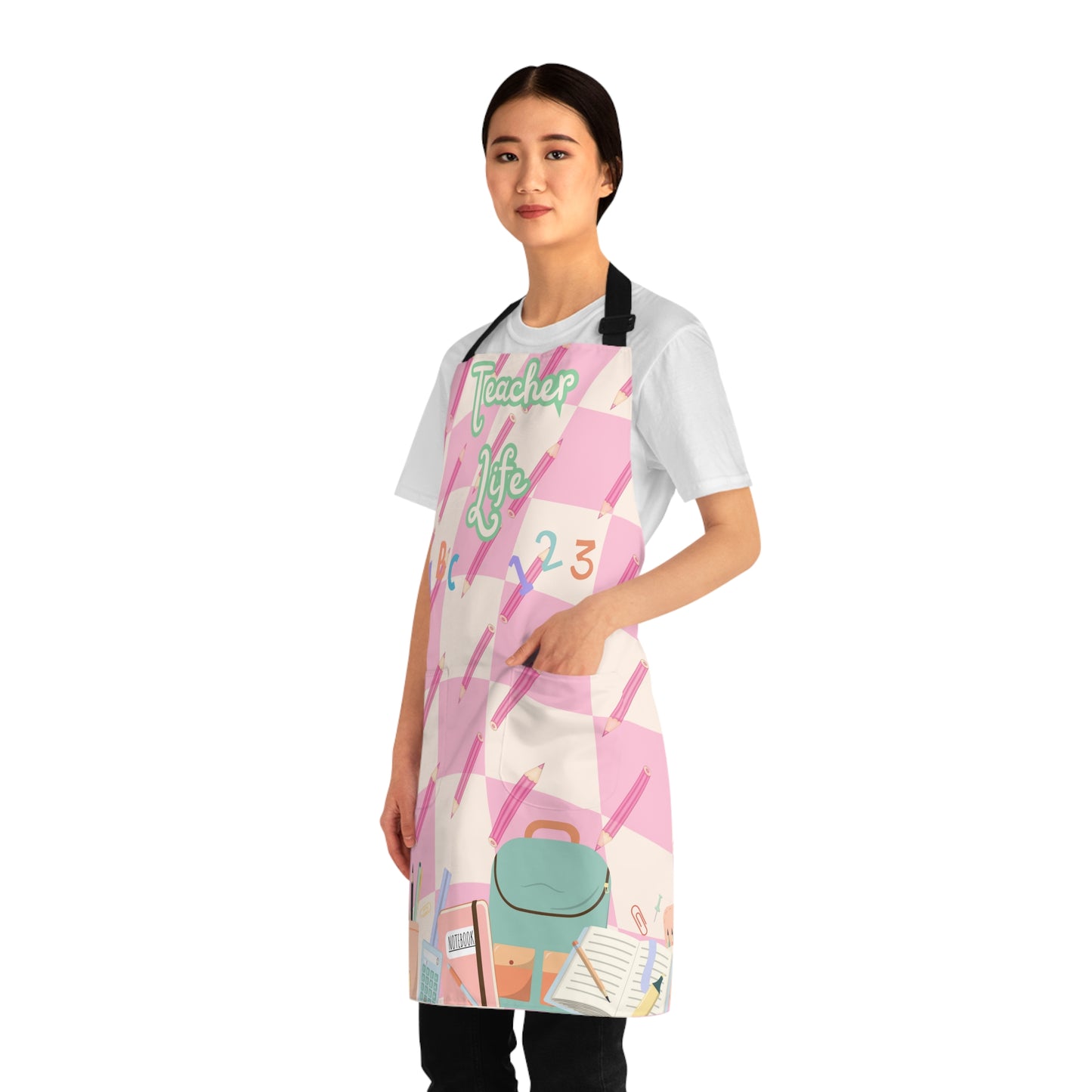 Teacher Life Retro Apron: Where Whimsy Meets Wisdom!