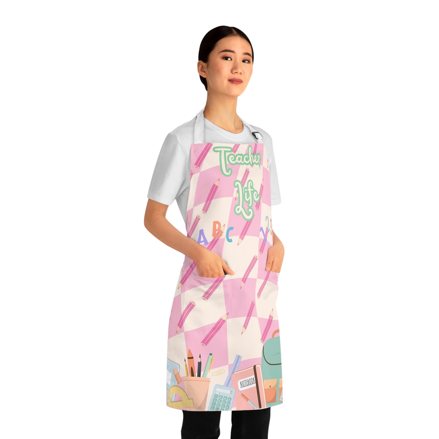 Teacher Life Retro Apron: Where Whimsy Meets Wisdom!