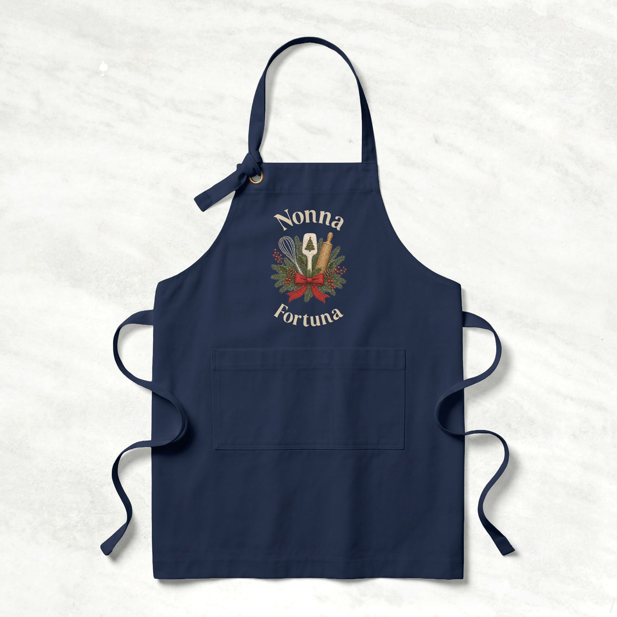 Personalized Christmas Kitchen Apron for Her