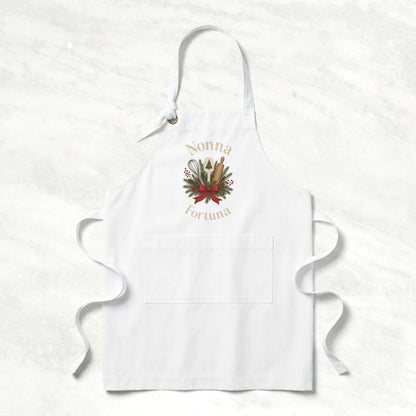 Personalized Christmas Kitchen Apron for Her