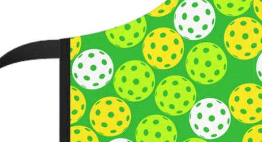 Bright Colored Pickleball Enthusiasts Apron