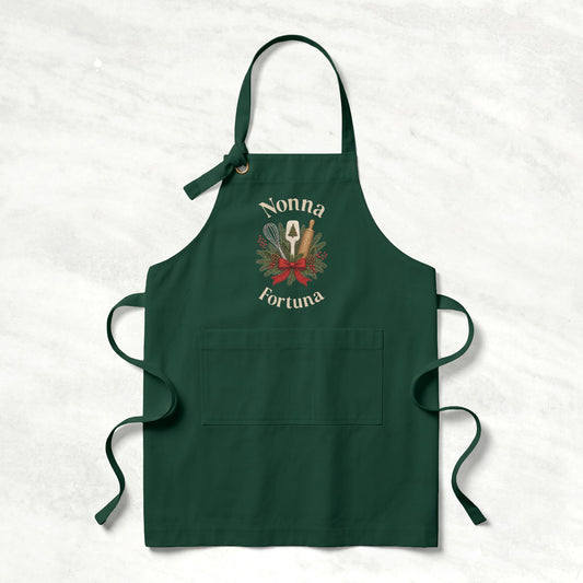 Personalized Christmas Kitchen Apron for Her