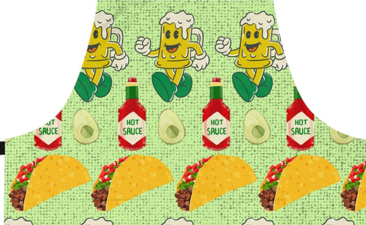 Ultimate Retro Taco Lovers Fiesta Apron
