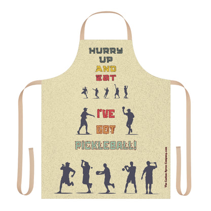 Hurry Up And Eat I've Got Pickleball Apron