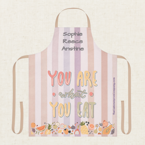 Personalized Custom Name Apron for Vegan