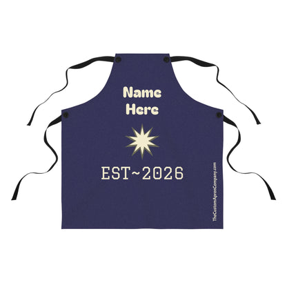 Customizable New Grandpa Gift - "NONNO EST 2026" Pregnancy Announcement Men's Apron
