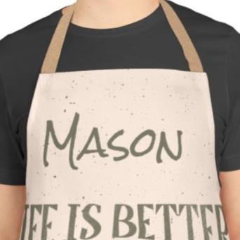 Personalized Apron for Outdoor Enthusiasts