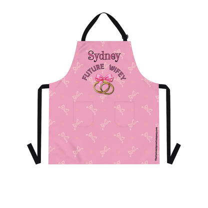 Personalizable Coquette Future Wifey Apron