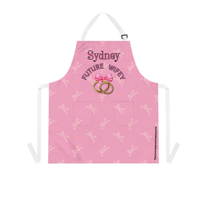 Personalizable Coquette Future Wifey Apron