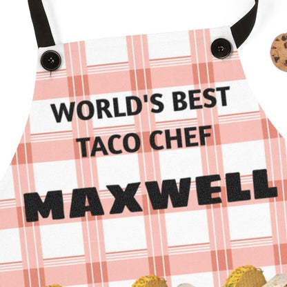 Custom Worlds Best Taco Chef Apron