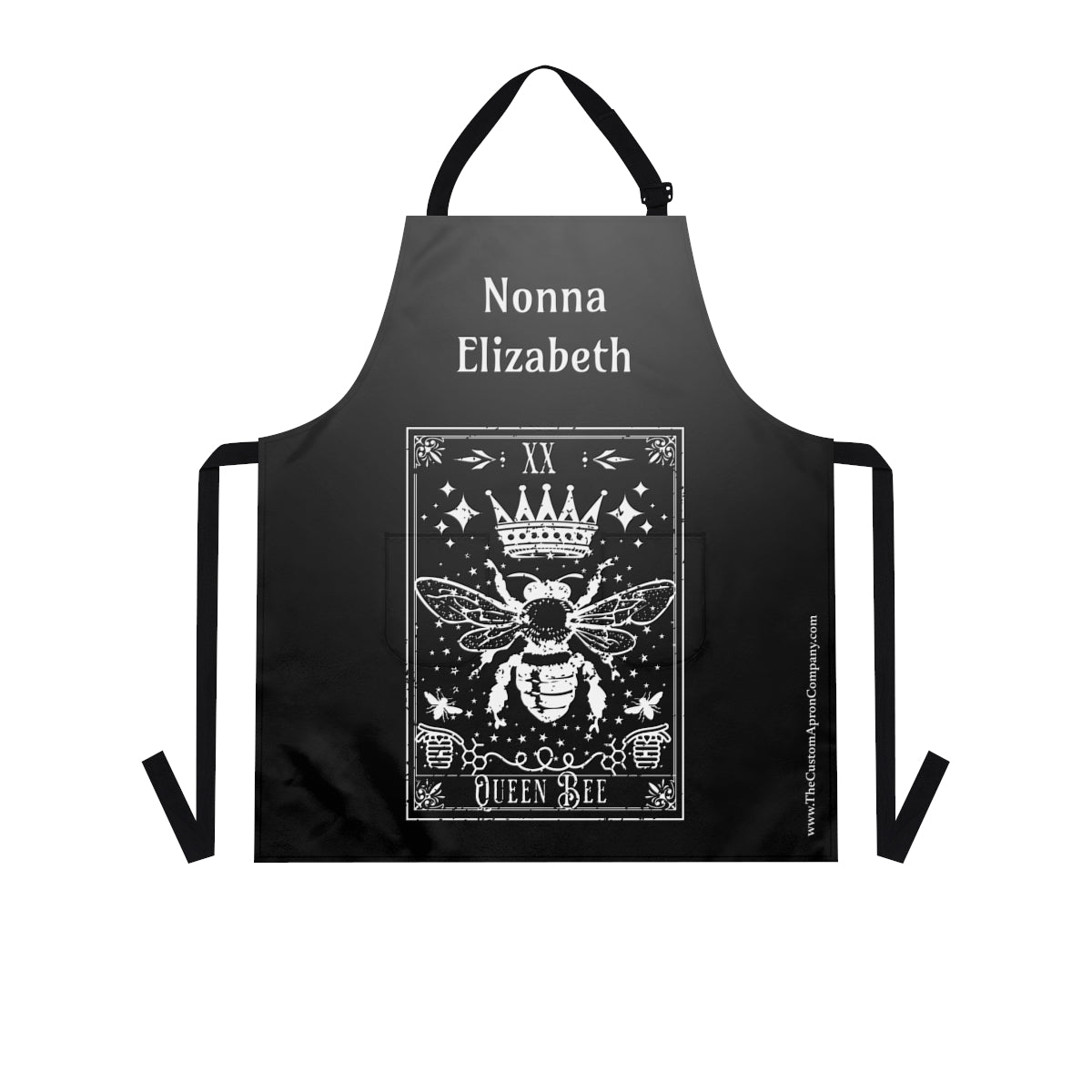 Custom Queen Bee Apron with Pockets for Her