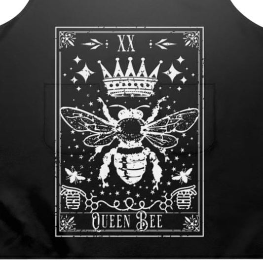 Custom Queen Bee Apron with Pockets for Her