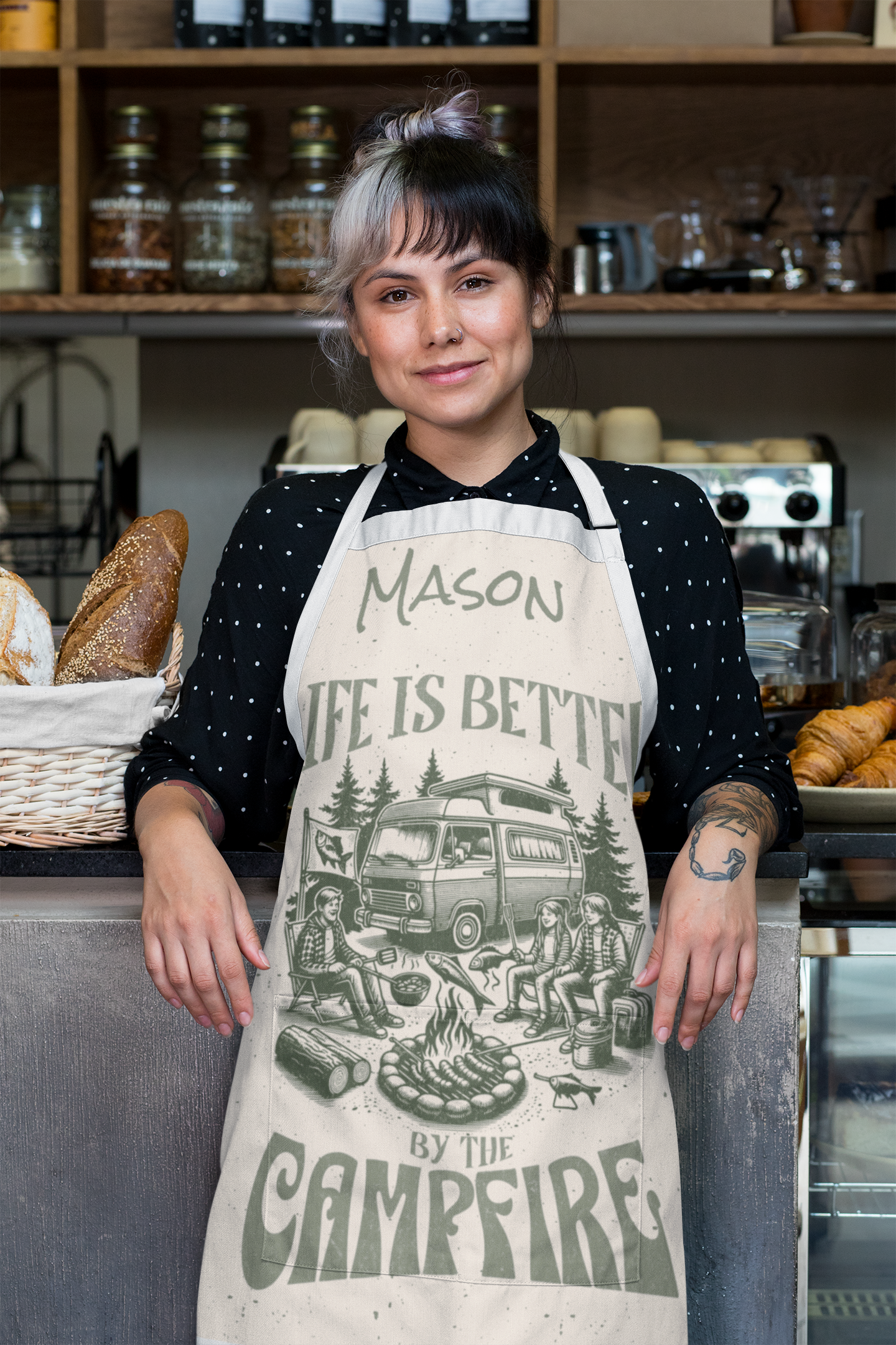 Personalized Apron for Outdoor Enthusiasts